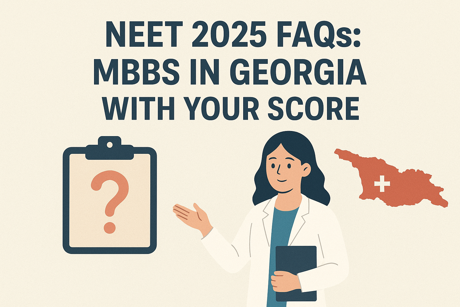 NEET 2025 FAQs: MBBS in Georgia with your score