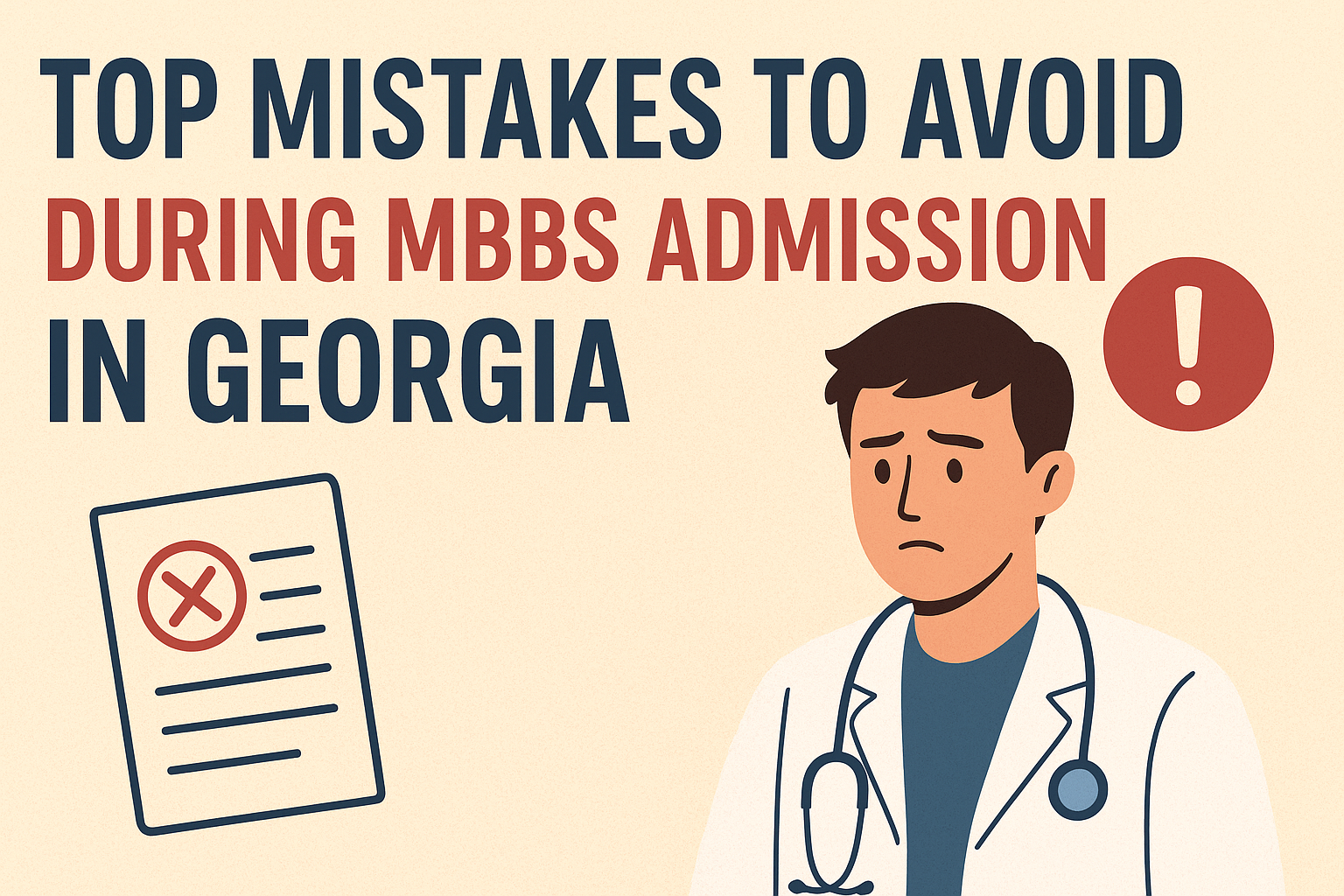 Top Mistakes to Avoid During MBBS Admission in Georgia