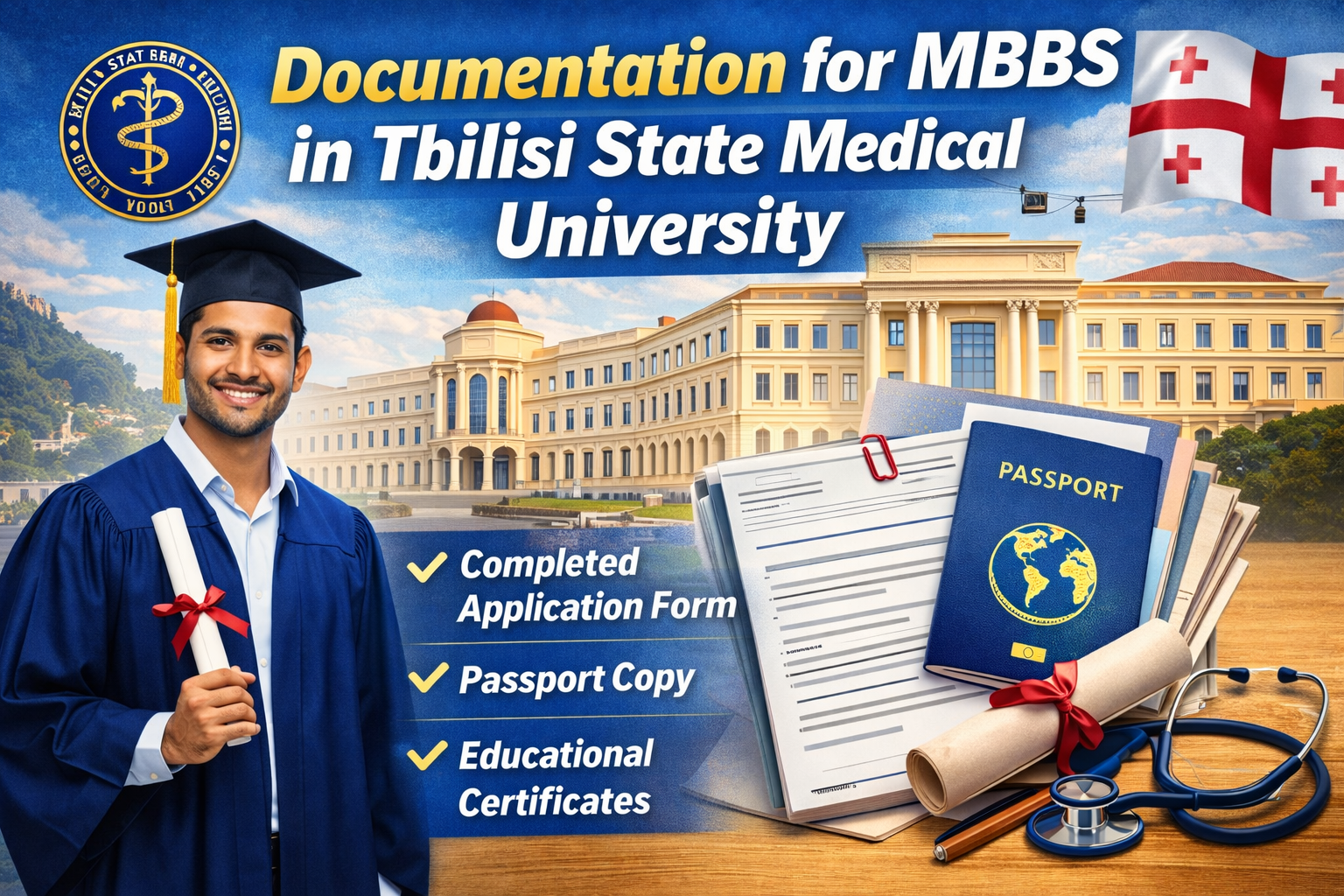 Documentation for MBBS in Tbilisi State Medical University