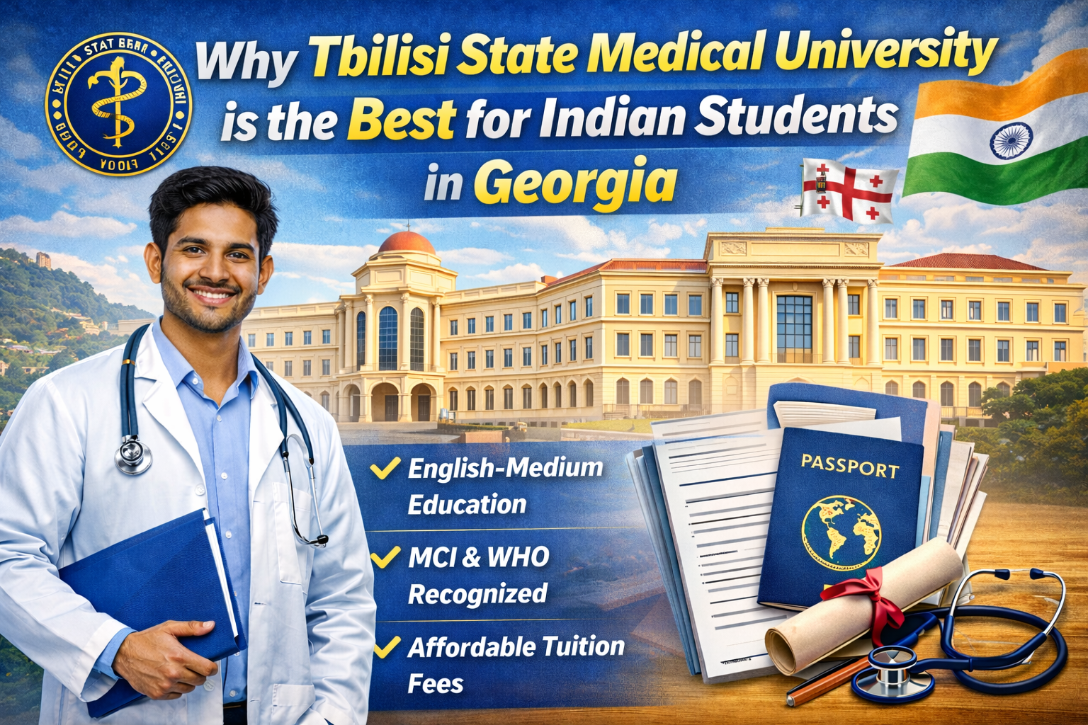 Why Tbilisi State Medical University is the Best for Indian Students in Georgia