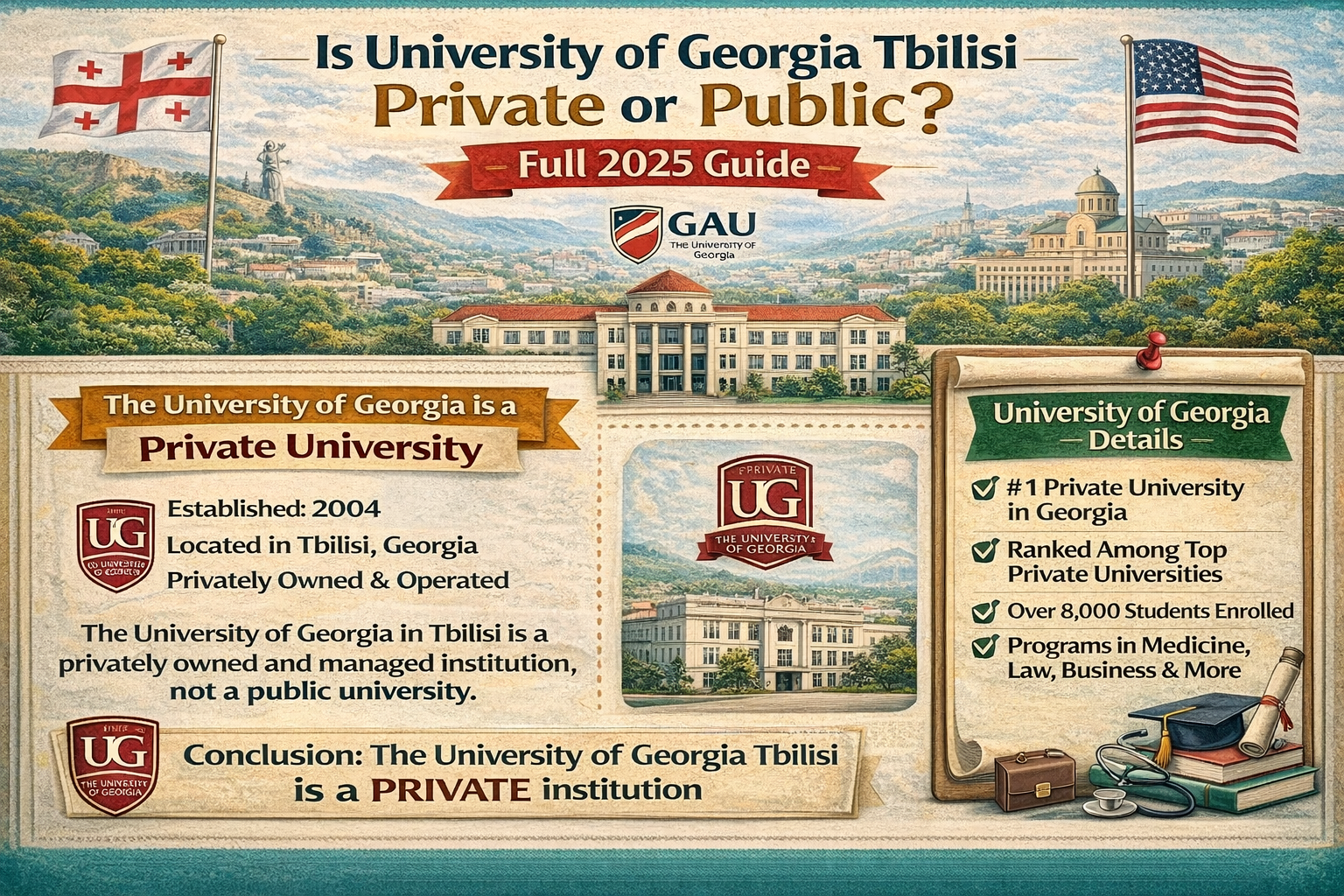 Is University of Georgia Tbilisi Private or Public? – Full 2025 Guide