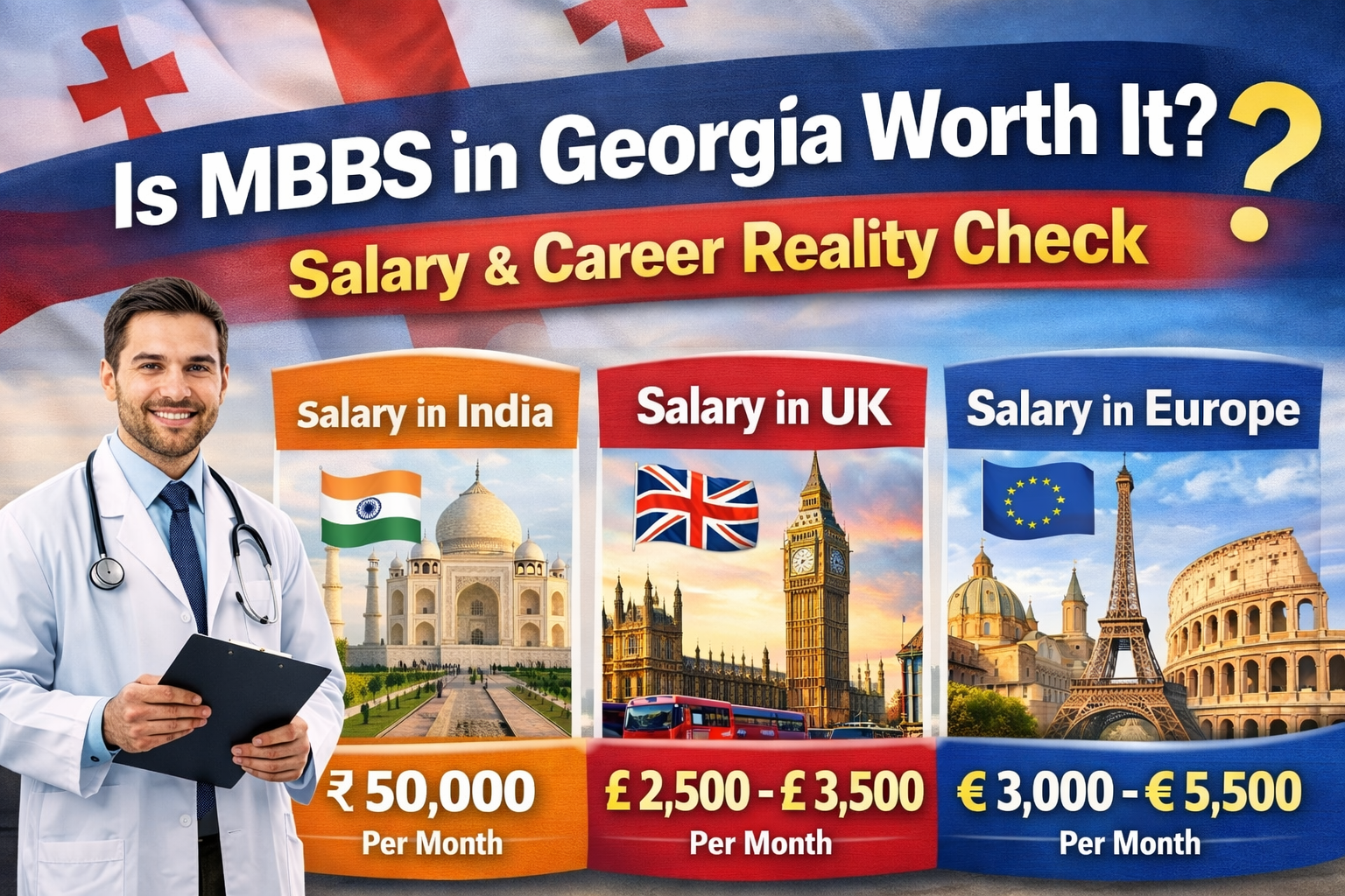 Is MBBS in Georgia Worth It? Salary & Career Reality Check