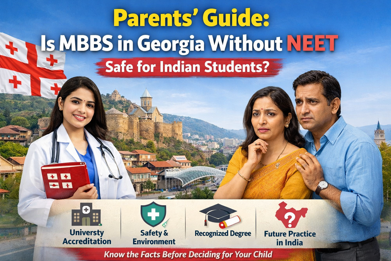 Parents' Guide: Is MBBS in Georgia Without NEET Safe for Indian Students?