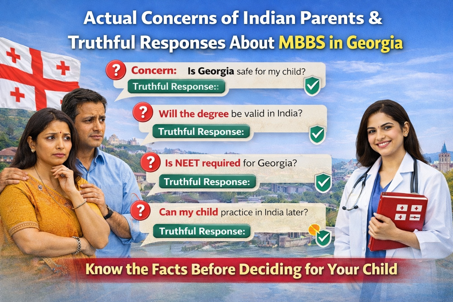 Actual Concerns of Indian Parents & Truthful Responses About MBBS in Georgia