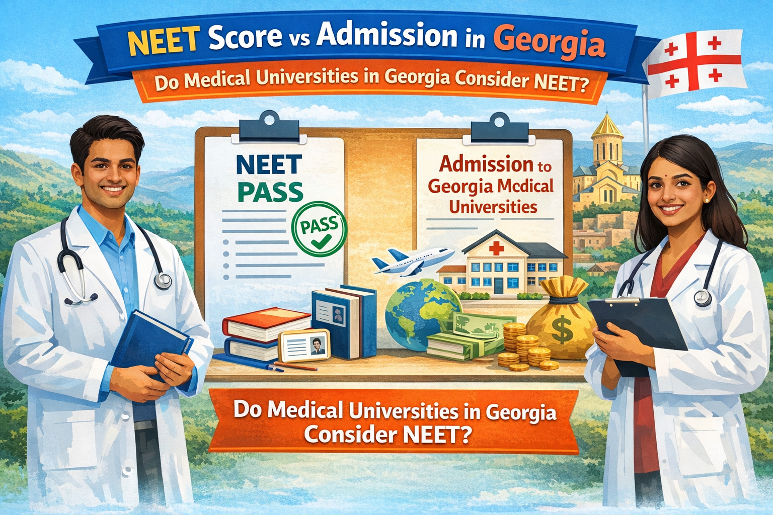 NEET Score vs Admission in Georgia: Do Medical Universities in Georgia Consider NEET?