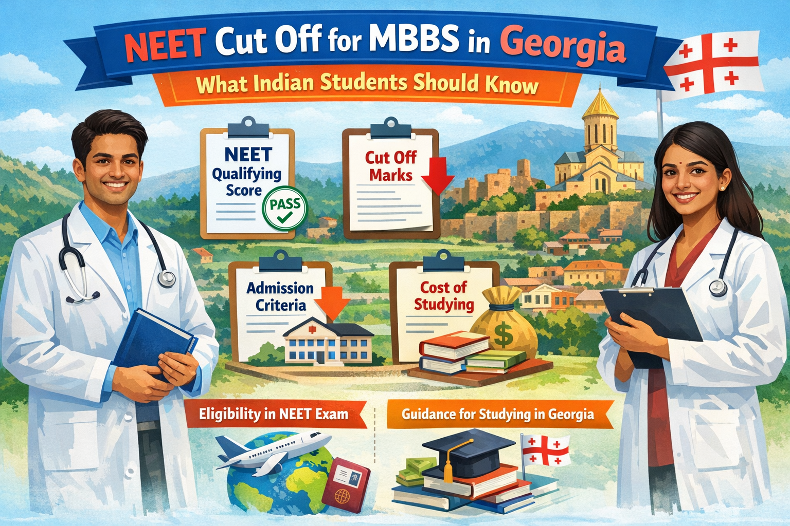 NEET MBBS in Georgia Score Predictor: How to Plan for Admission?