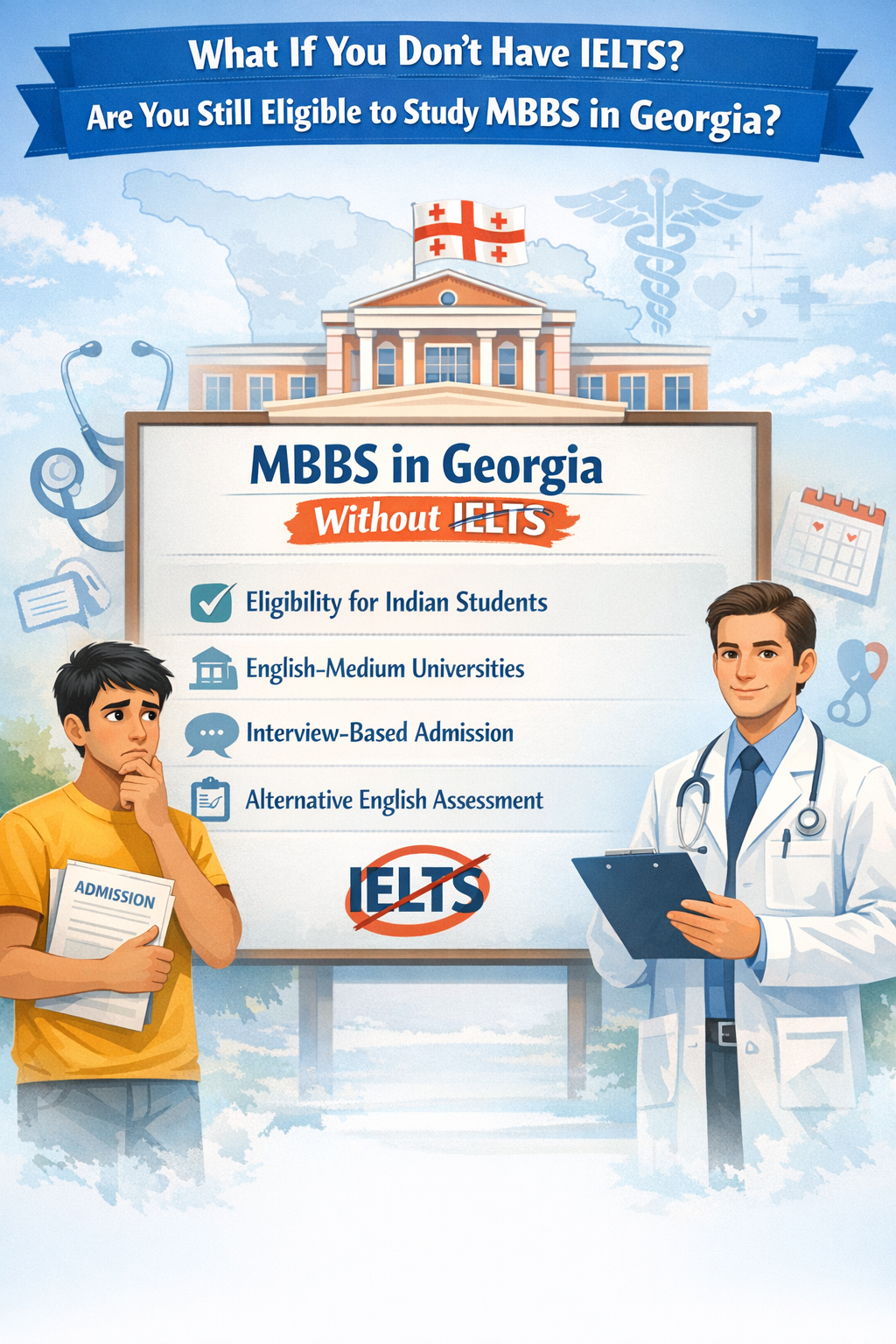 What If You Don’t Have IELTS? Are You Still Eligible to Study MBBS in Georgia?