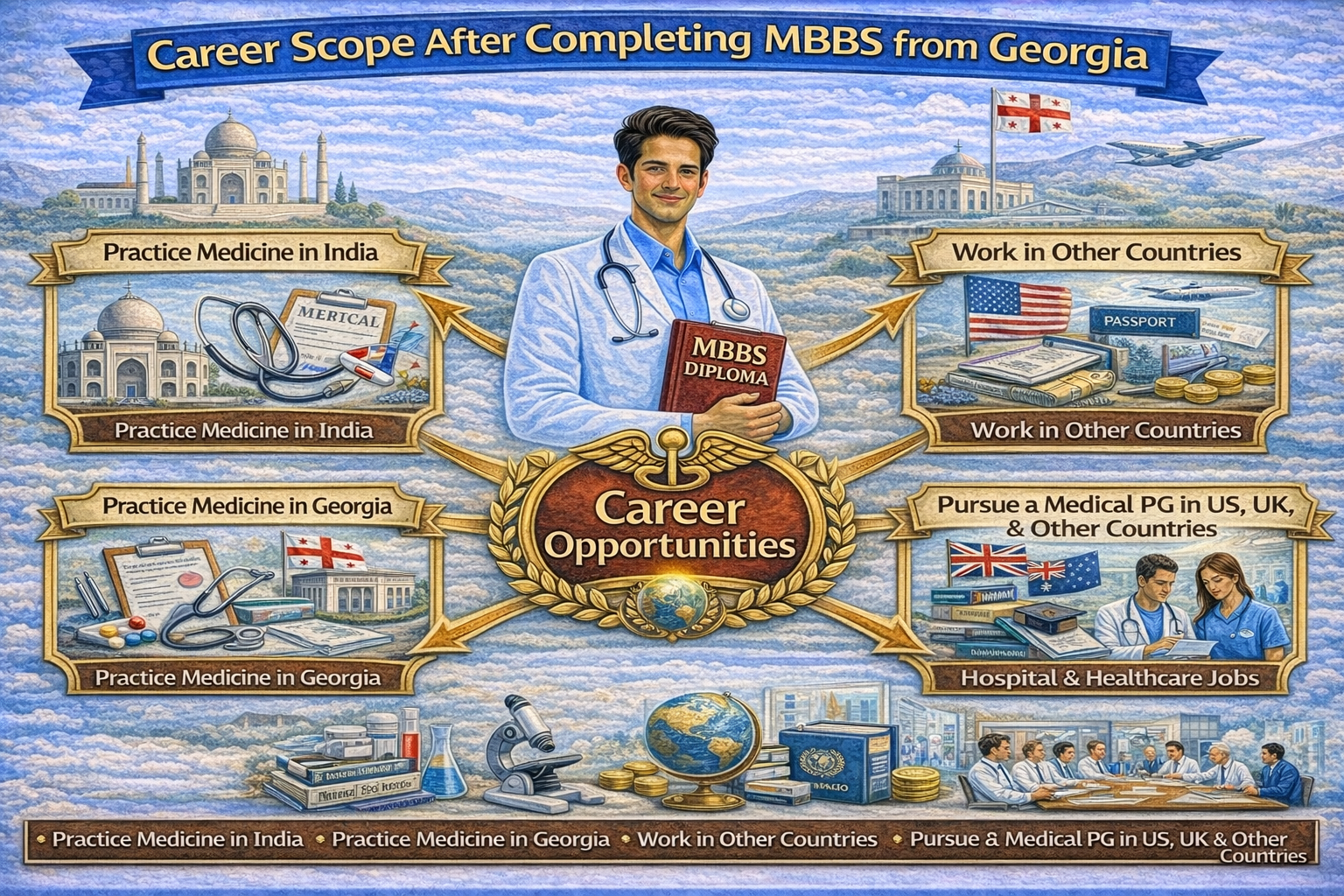 Career Scope After Completing MBBS from Georgia