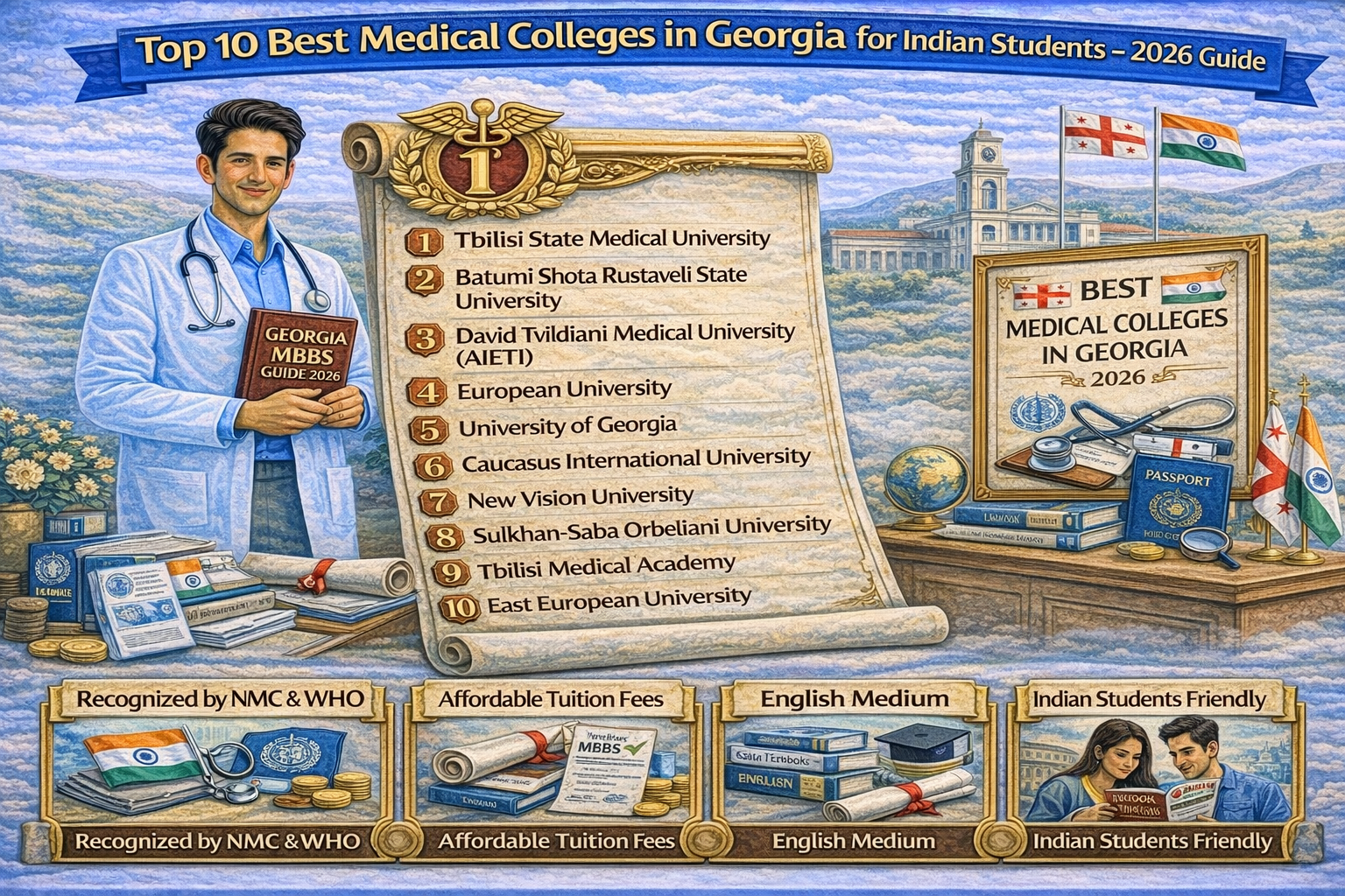 Top 10 Best Medical Colleges in Georgia for Indian Students – 2026 Guide