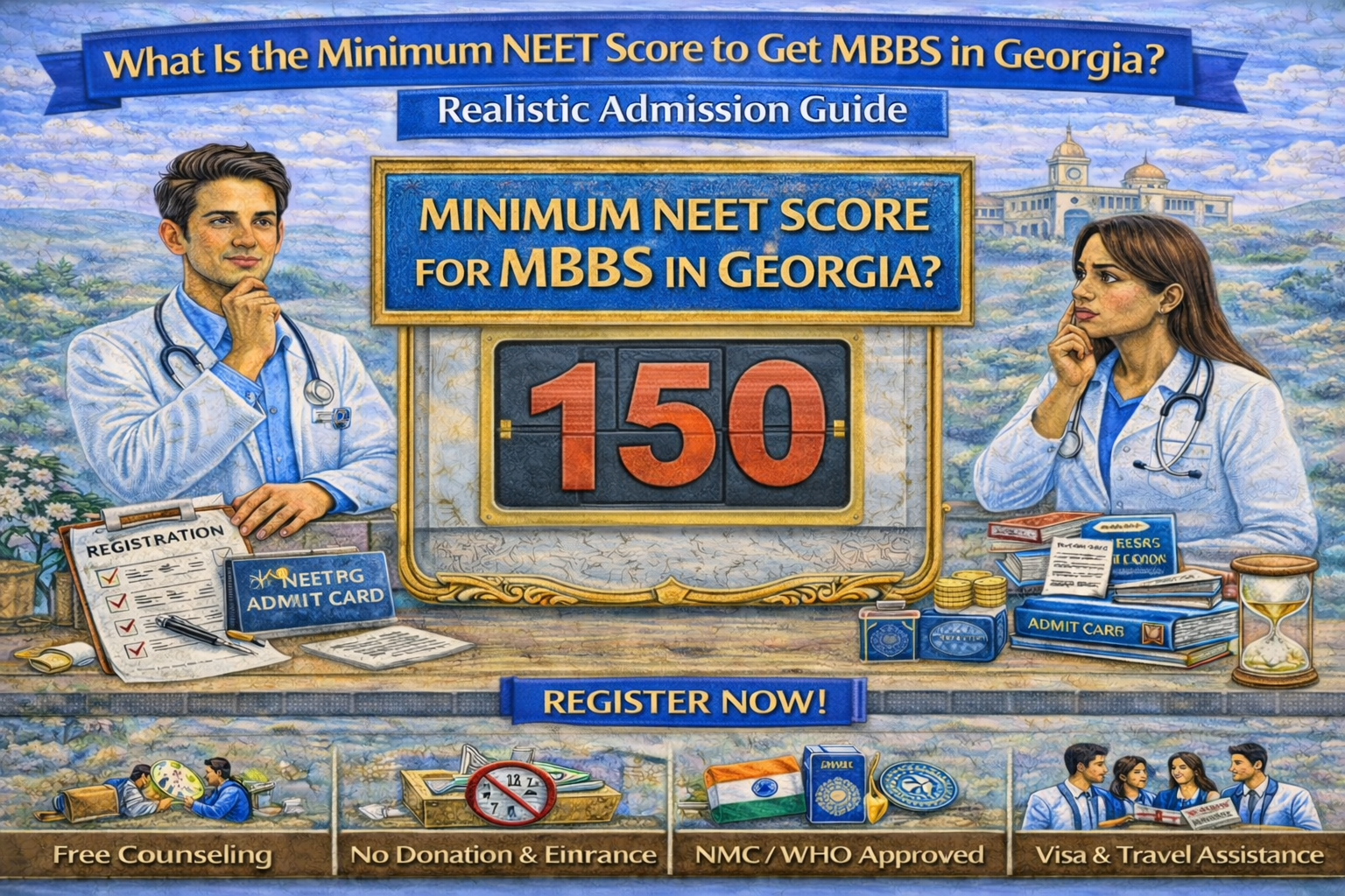 What Is the Minimum NEET Score to Get MBBS in Georgia? Realistic Admission Guide