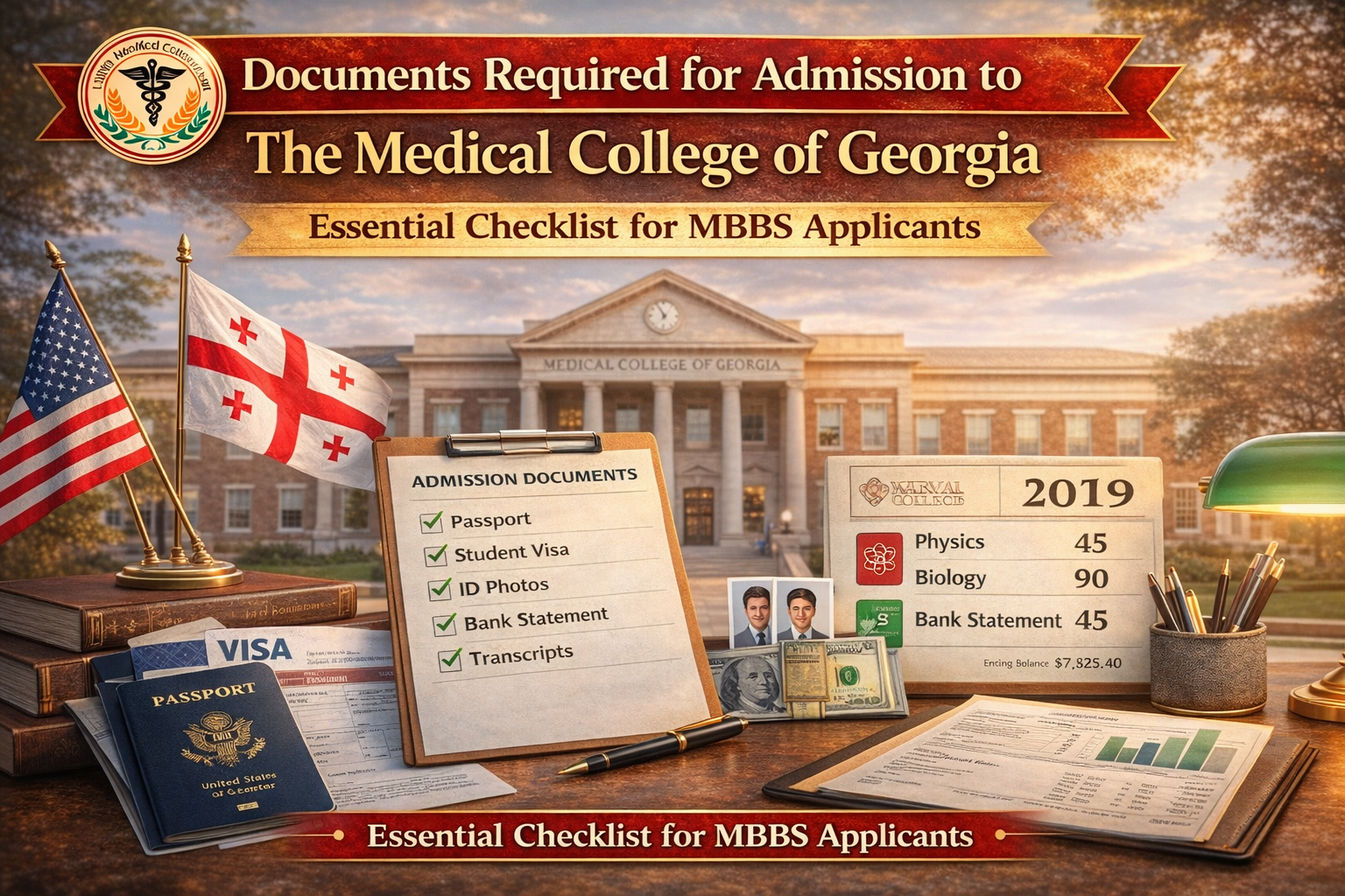 Documents Required for Admission to the Medical College of Georgia | NEET Rank Predictor, NMC Guidelines