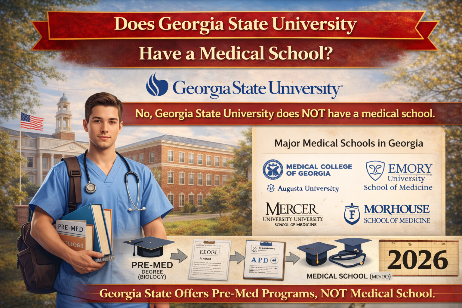 Does Georgia State Have a Medical School? Complete Guide for Students | NEET Rank Predictor, NMC & MBBS in Georgia