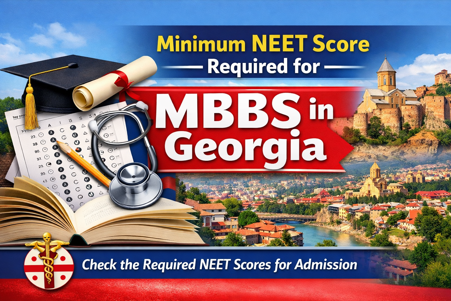 Minimum NEET Score Required for MBBS in Georgia
