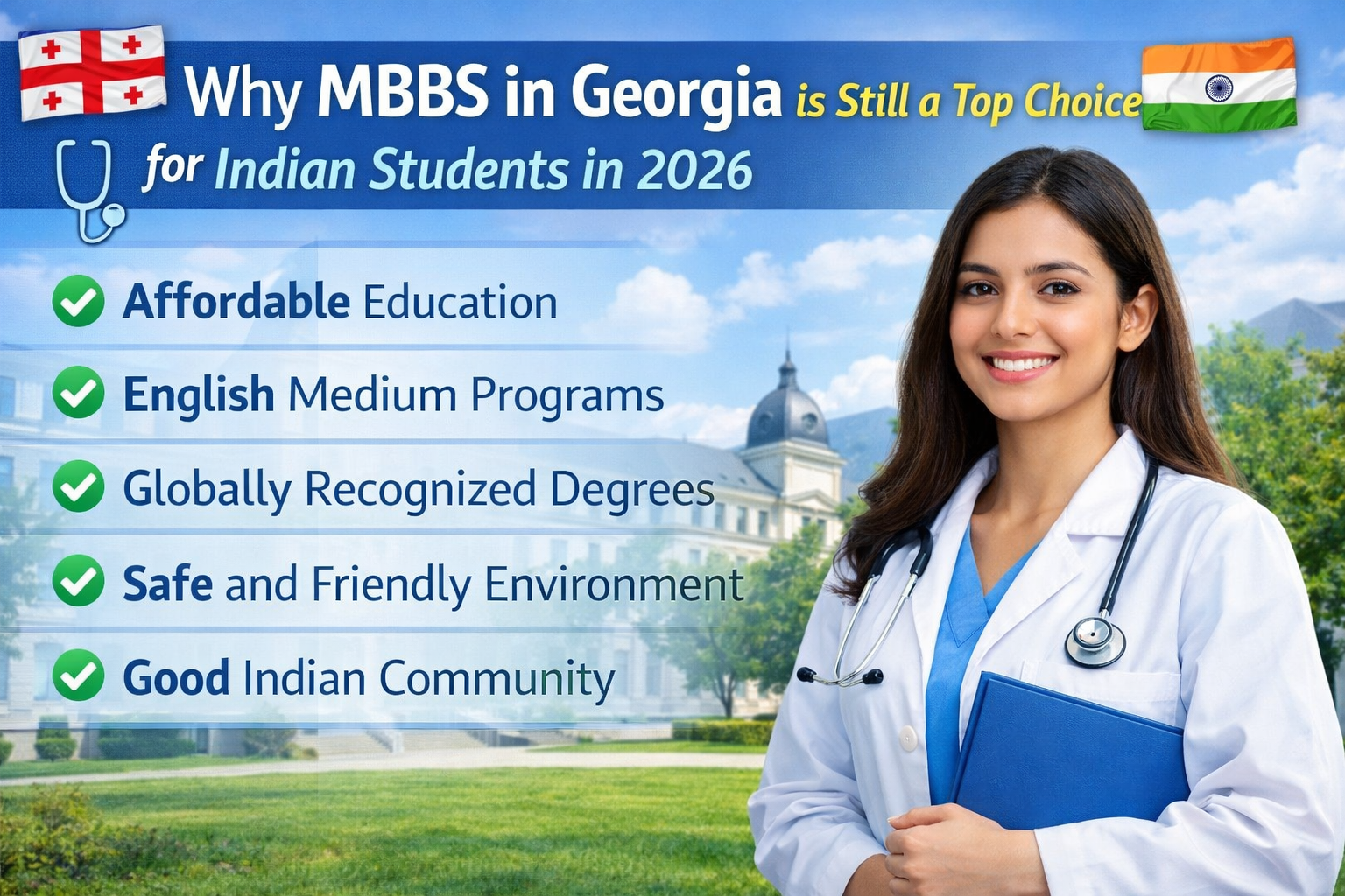 Why MBBS in Georgia is Still a Top Choice for Indian Students in 2026