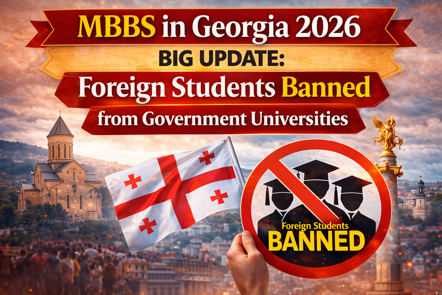 MBBS in Georgia 2026 Big Update: Foreign Students Banned from Government Universities