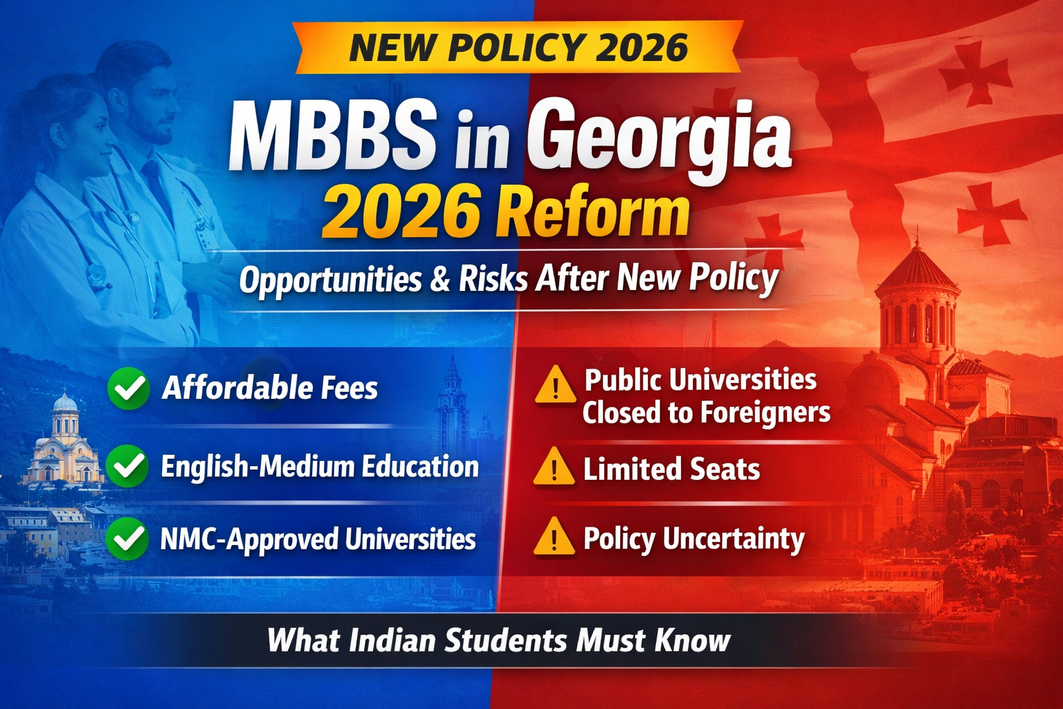 MBBS in Georgia 2026 Reform: Opportunities & Risks After New Policy