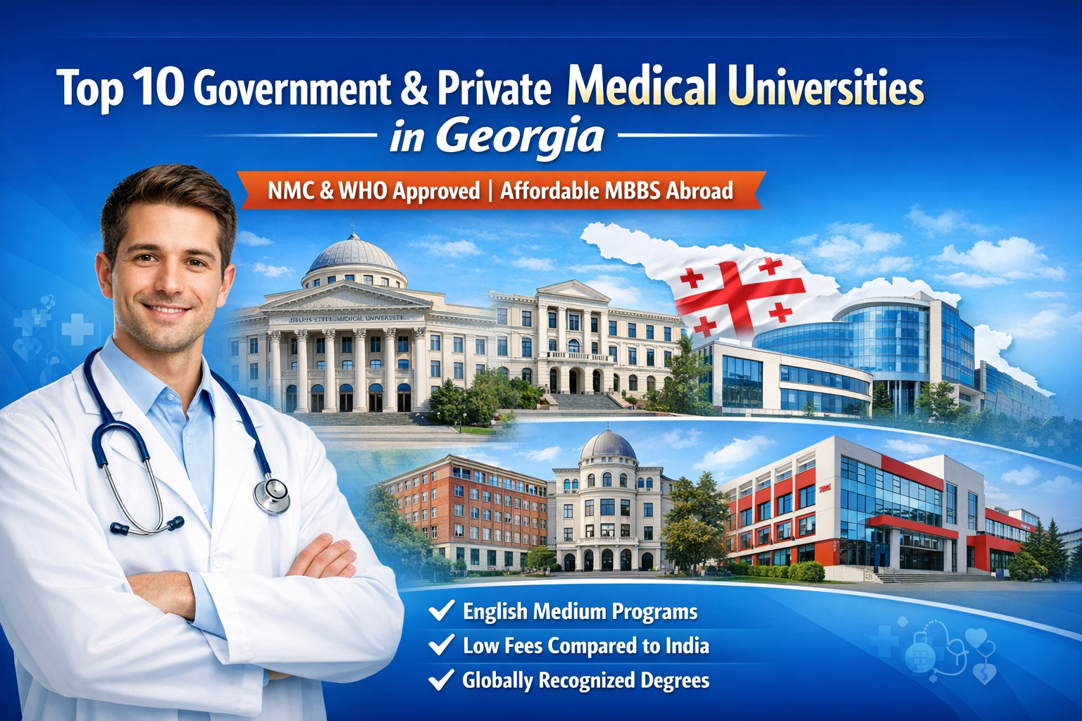 Top 10 Government & Private Medical Universities in Georgia