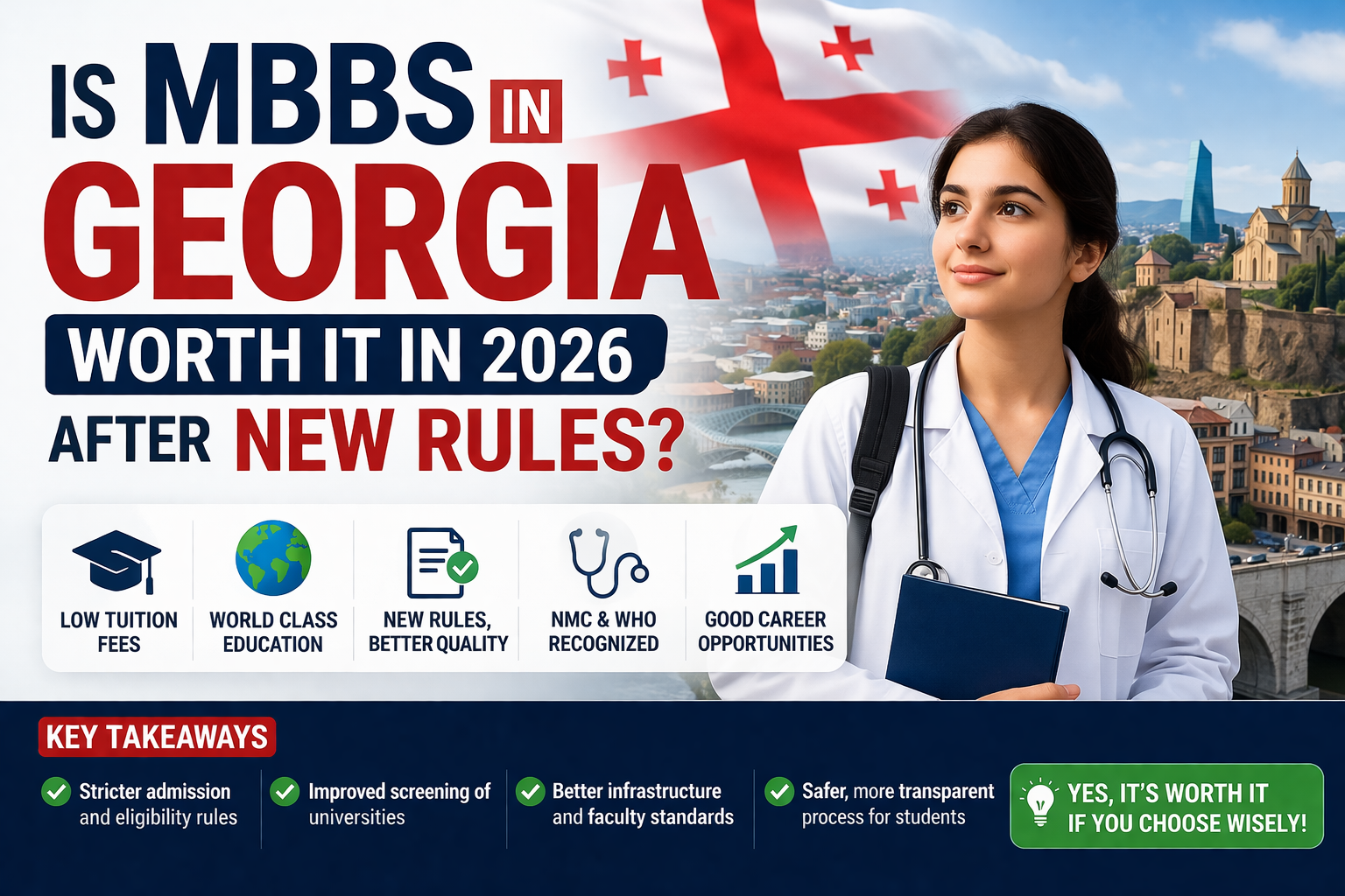 Is MBBS in Georgia worth it in 2026 after new rules?