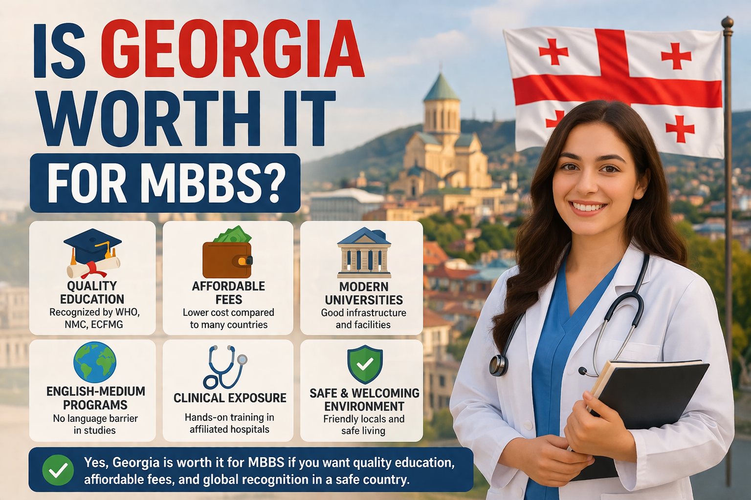 Is Georgia worth it for MBBS?