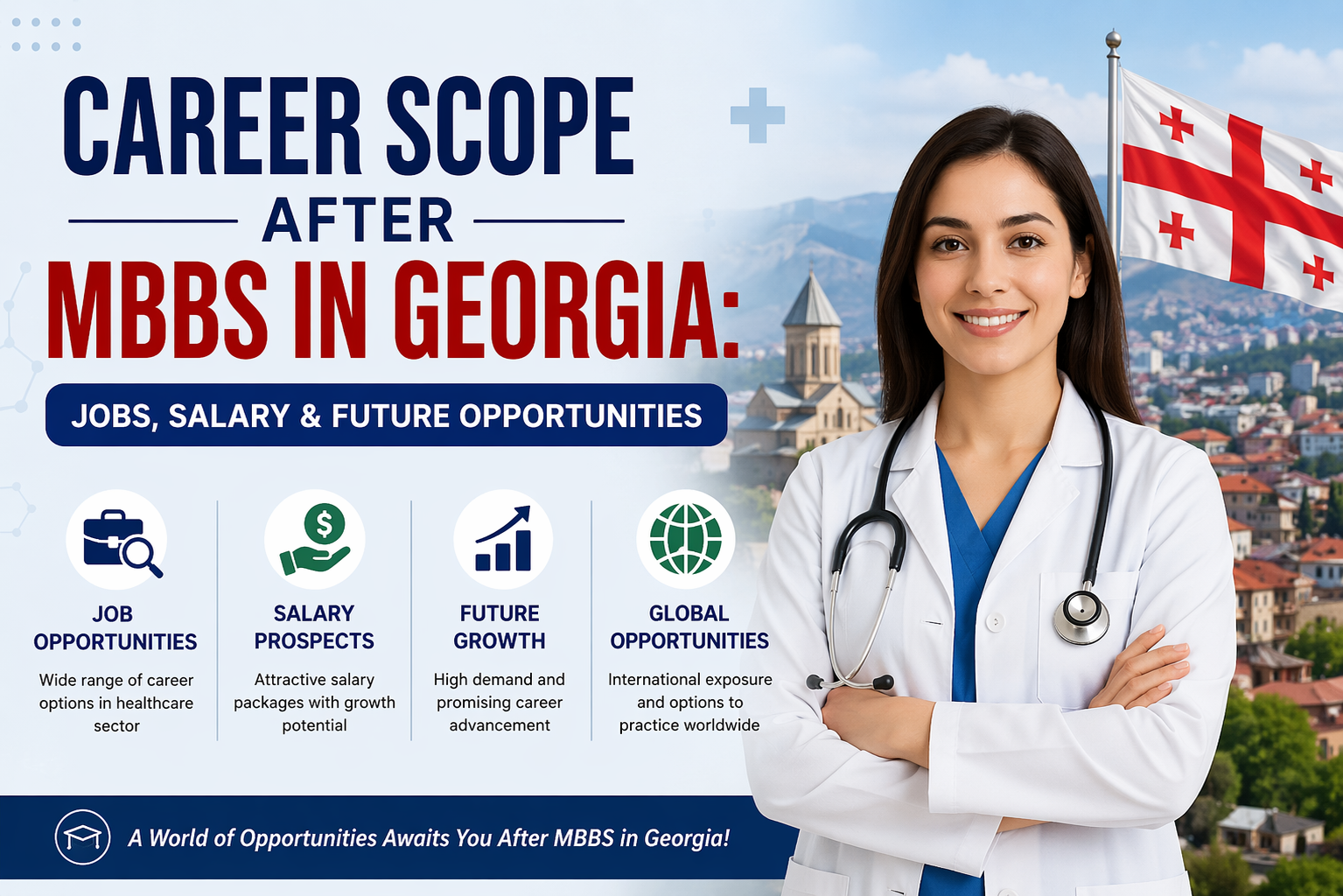 Career Scope After MBBS in Georgia: Jobs, Salary & Future Opportunities