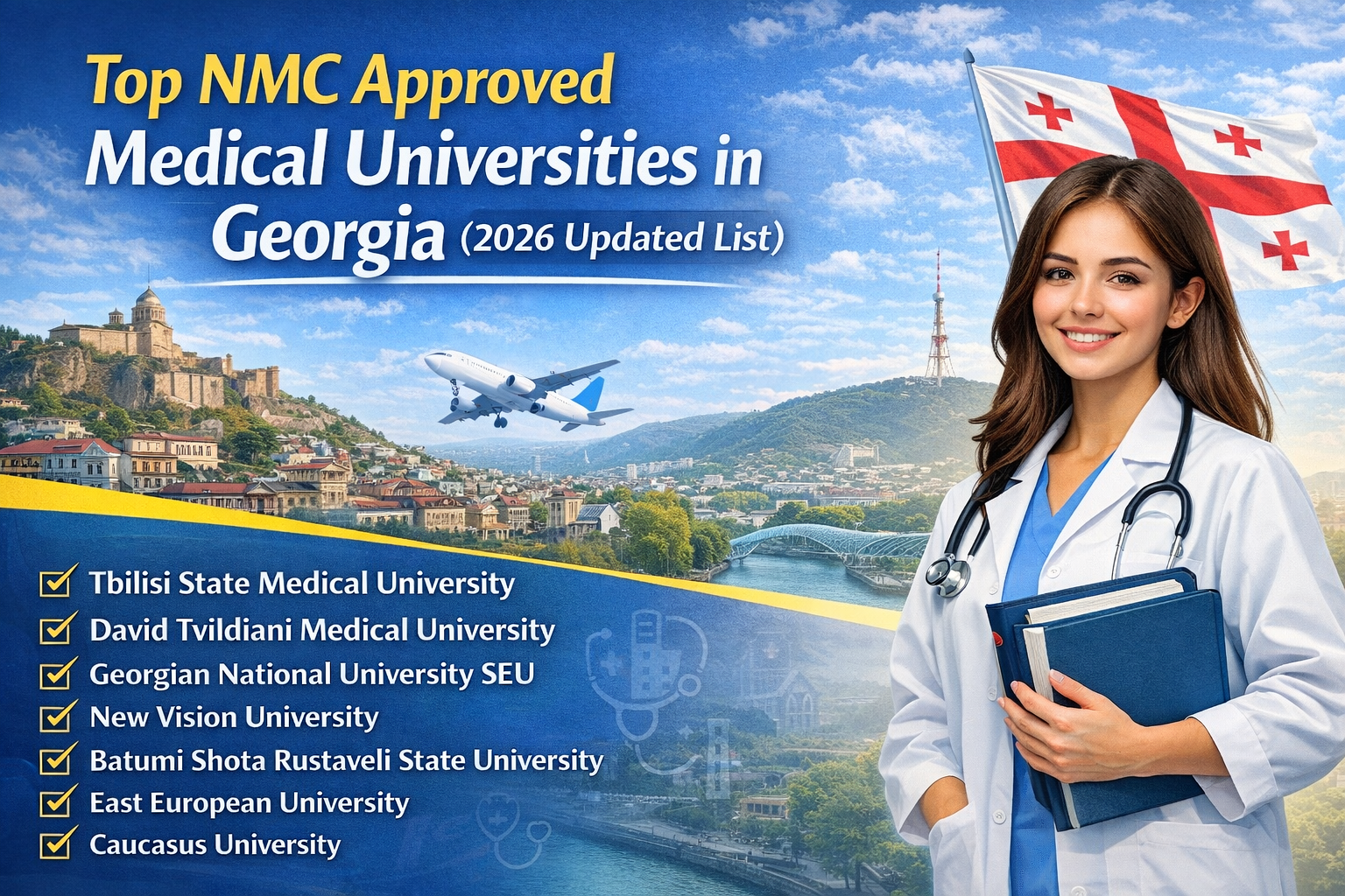 Top NMC Approved Medical Universities in Georgia (2026 Updated List)