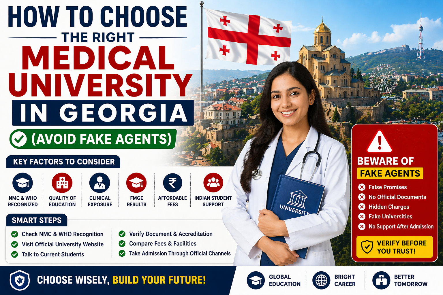 How to Choose the Right Medical University in Georgia (Avoid Fake Agents)