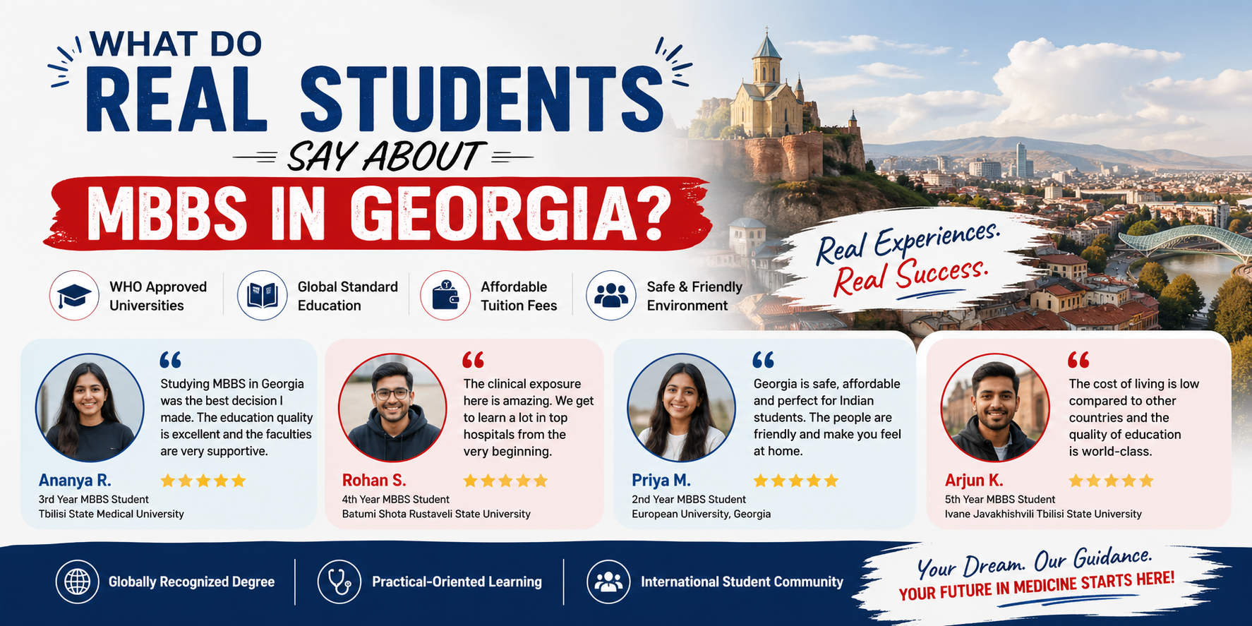 What do real students say about MBBS in Georgia?