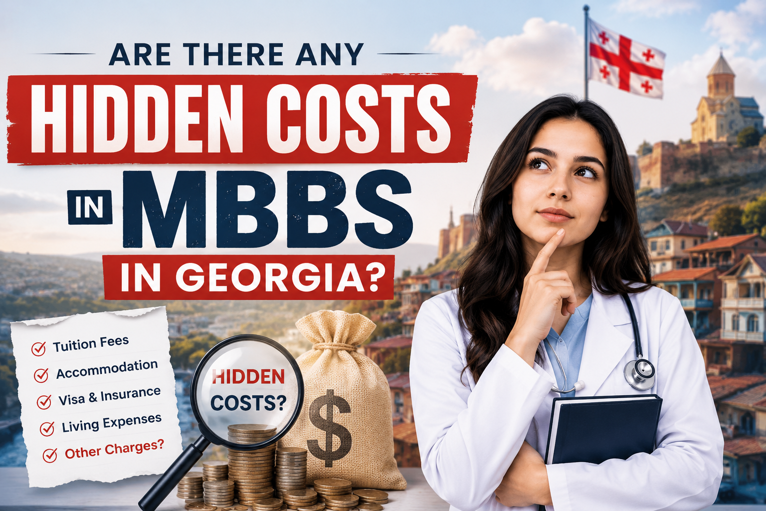 Are there any hidden costs in MBBS in Georgia?