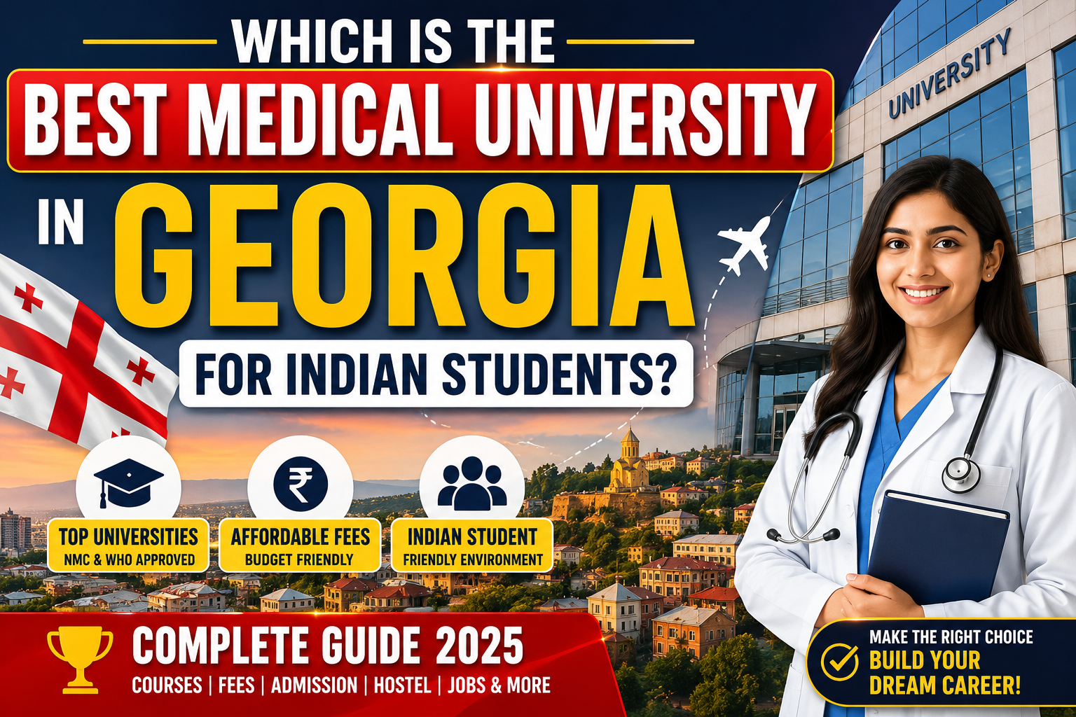 Which is the best medical university in Georgia for Indian students?