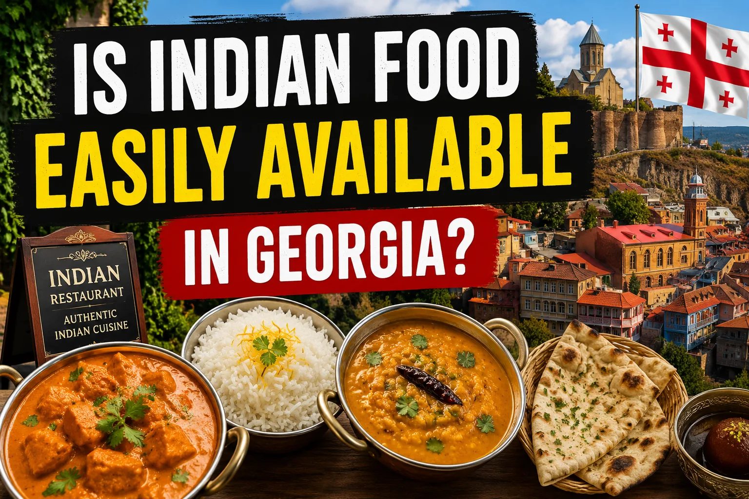 Is Indian food easily available in Georgia?