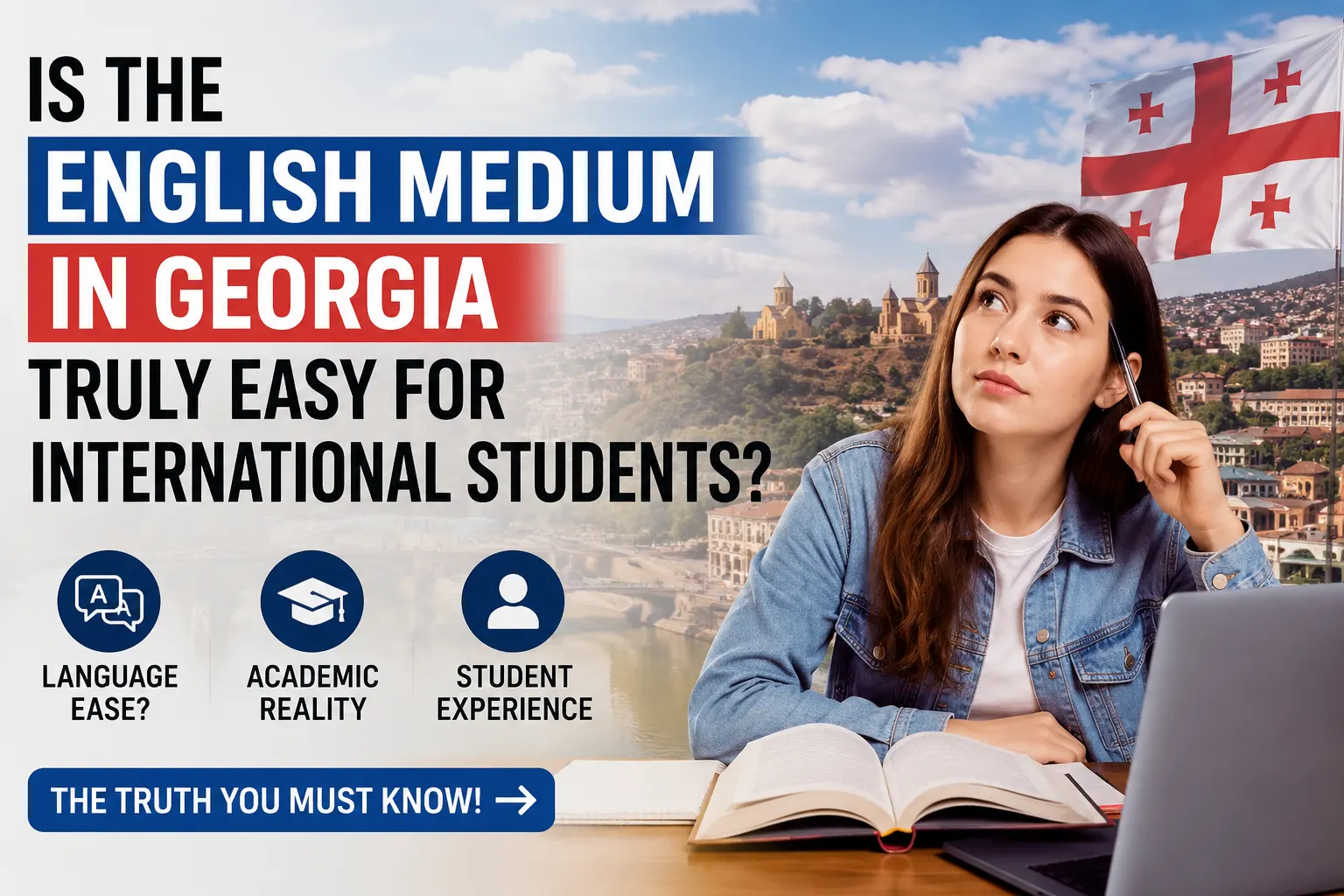 Is the English Medium in Georgia Truly Easy for International Students