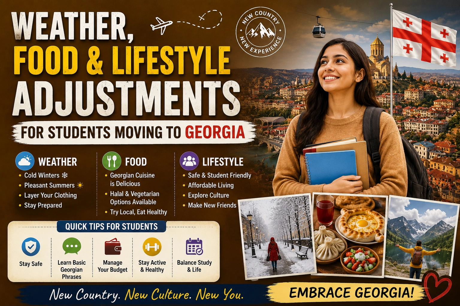 Weather, Food & Lifestyle Adjustments for Students Moving to Georgia