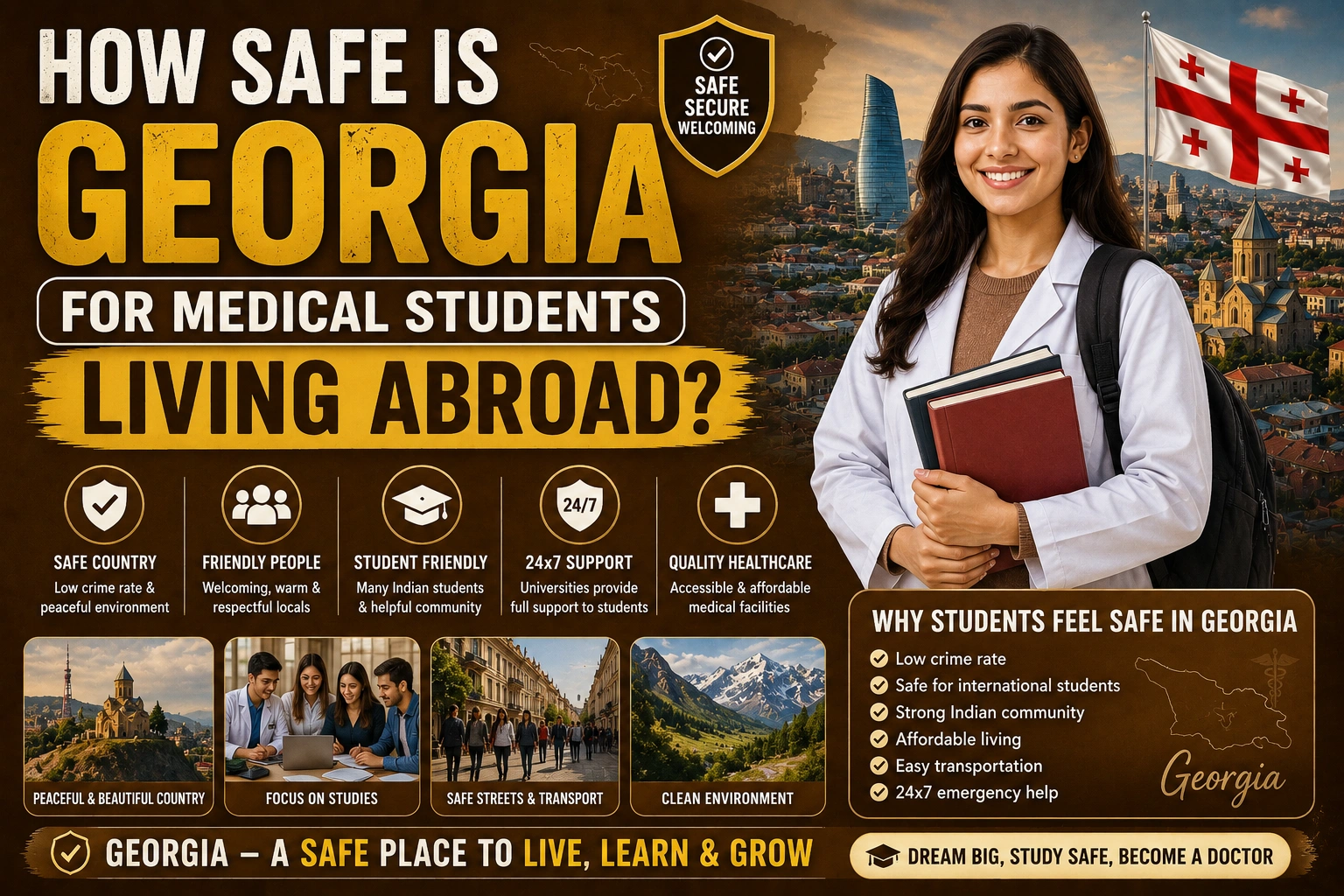 How Safe Is Georgia for Medical Students Living Abroad