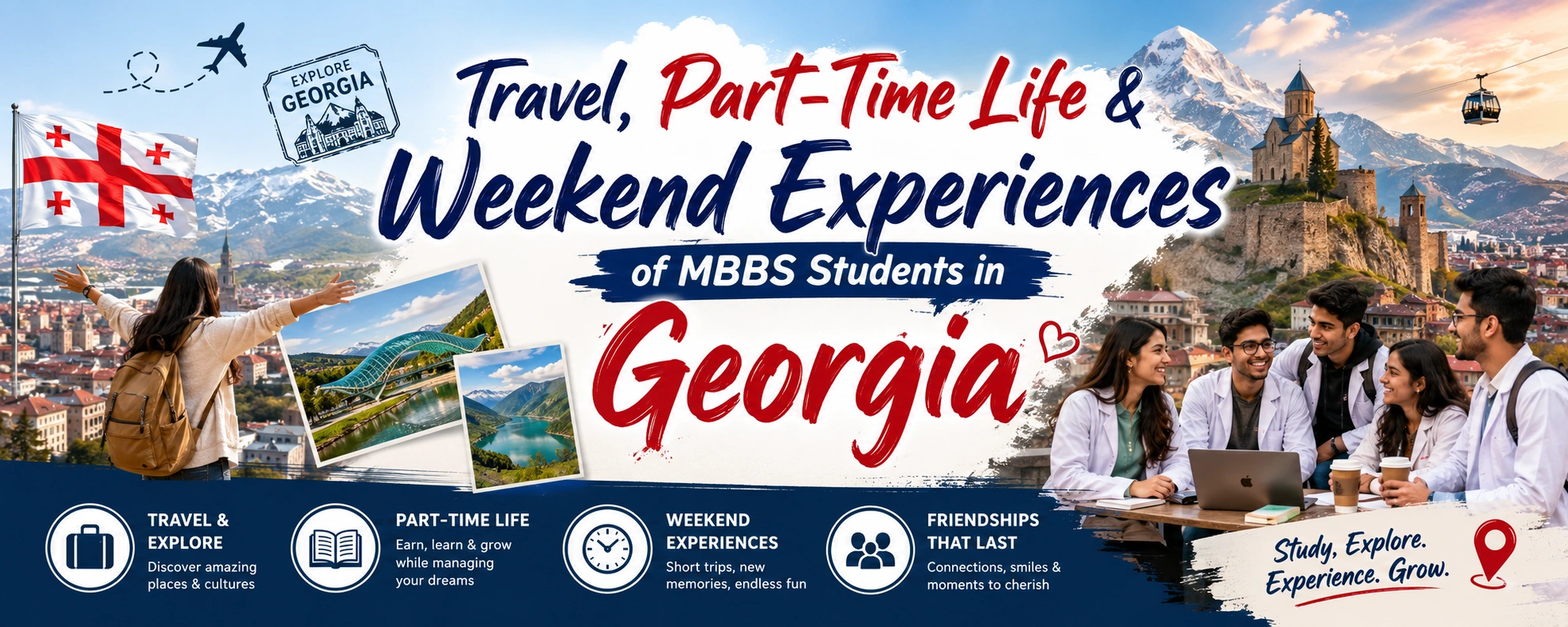 Travel, Part-Time Life & Weekend Experiences of MBBS Students in Georgia