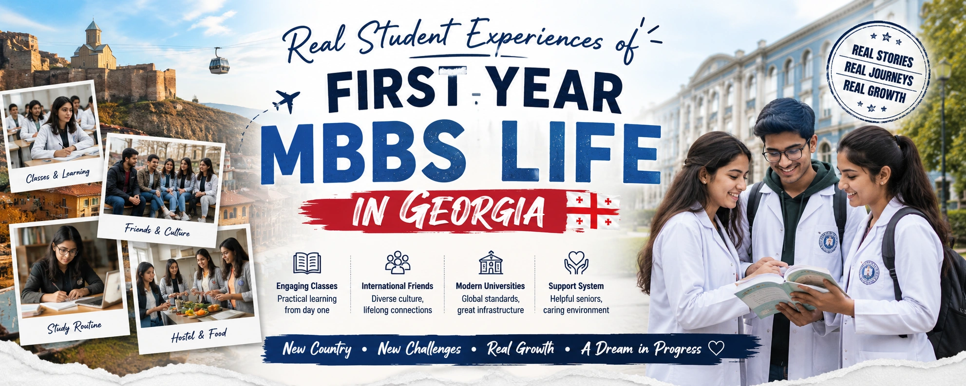 Real Student Experiences of First-Year MBBS Life in Georgia