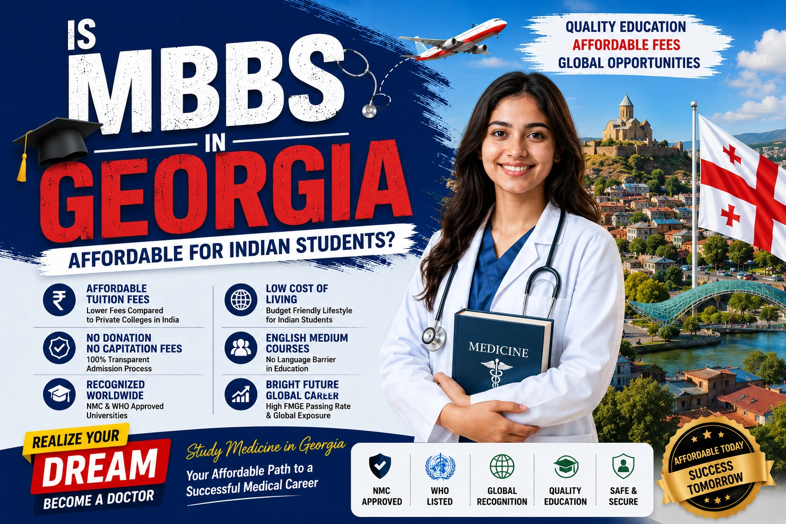 Is MBBS in Georgia Affordable for Indian Students
