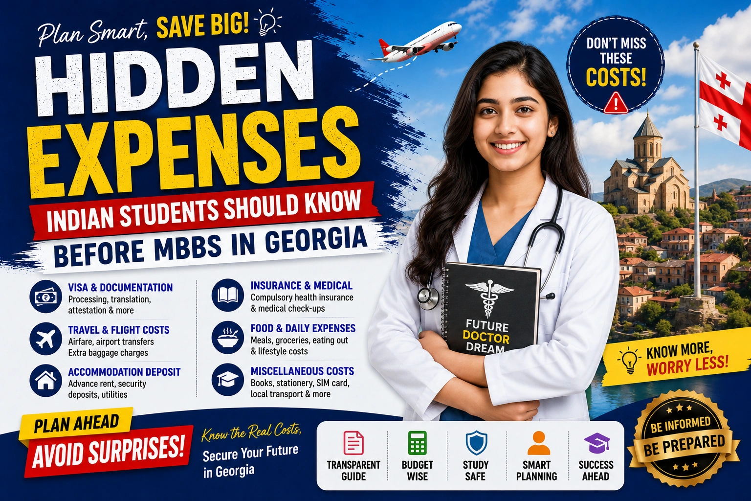 Hidden Expenses Indian Students Should Know Before MBBS in Georgia