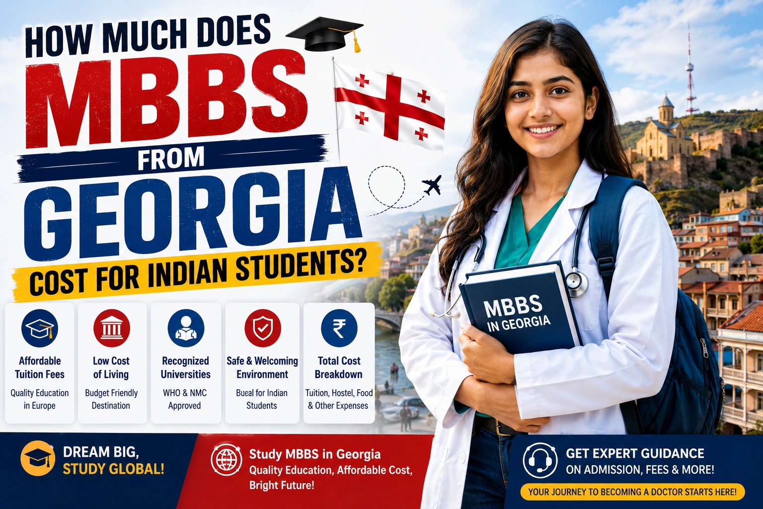 How Much Does MBBS from Georgia Cost for Indian Students