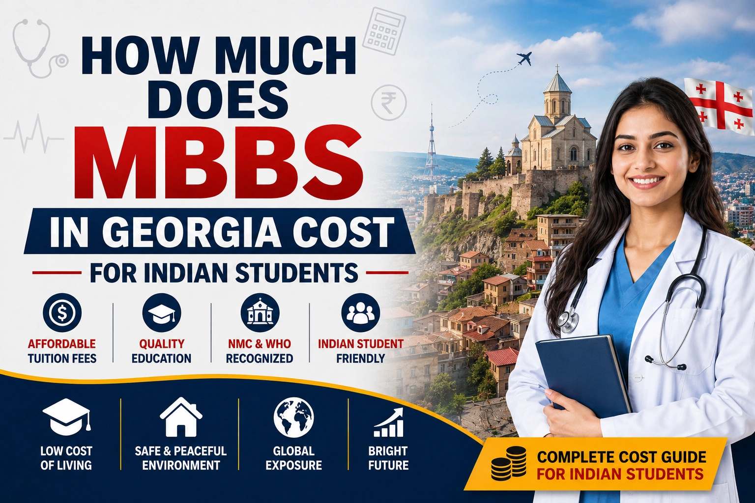 How Much Does MBBS in Georgia Cost for Indian Students