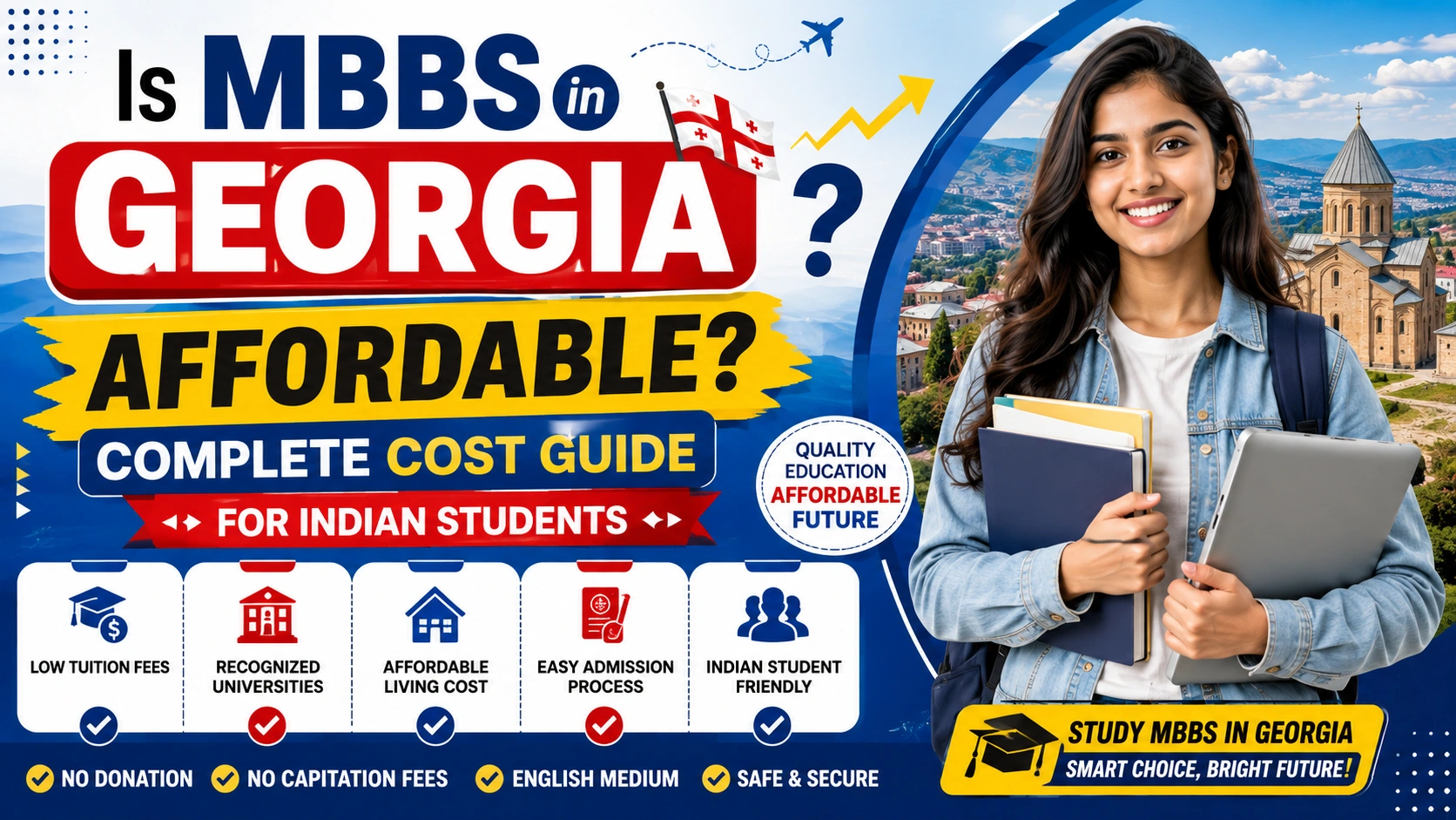 Is MBBS in Georgia Affordable? Complete Cost Guide for Indian Students