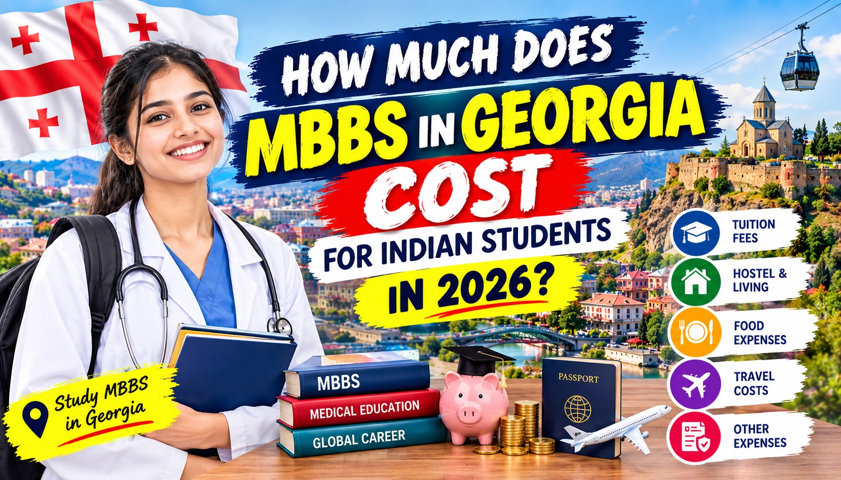 How Much Does MBBS in Georgia Cost for Indian Students in 2026?