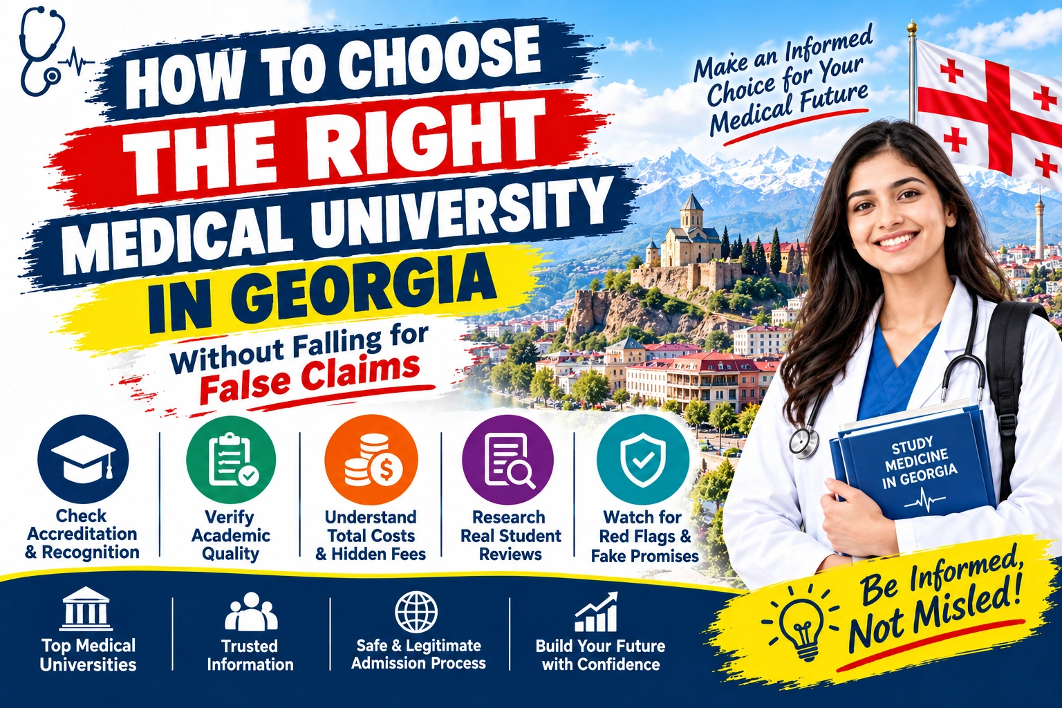 How to Choose the Right Medical University in Georgia Without Falling for False Claims